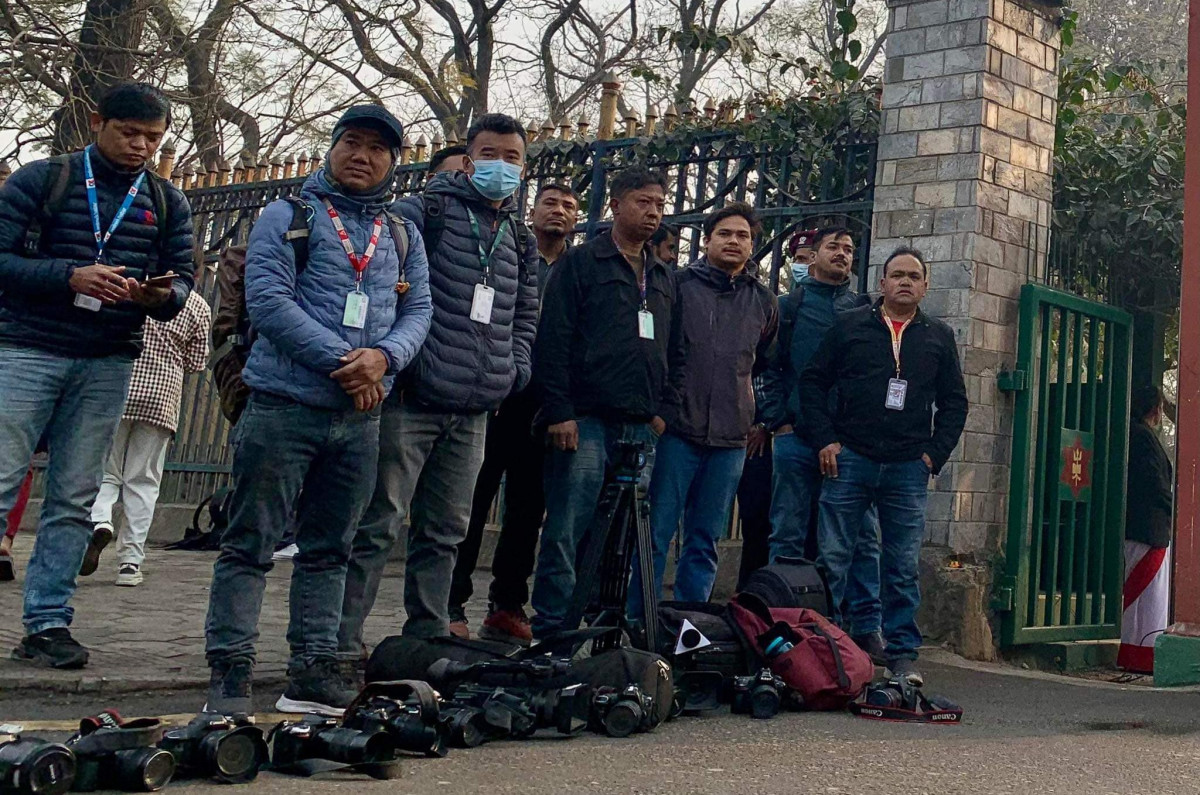 प्रजातन्त्र दिवसको कार्यक्रममा जब पत्रकारहरूलाई रोकियो