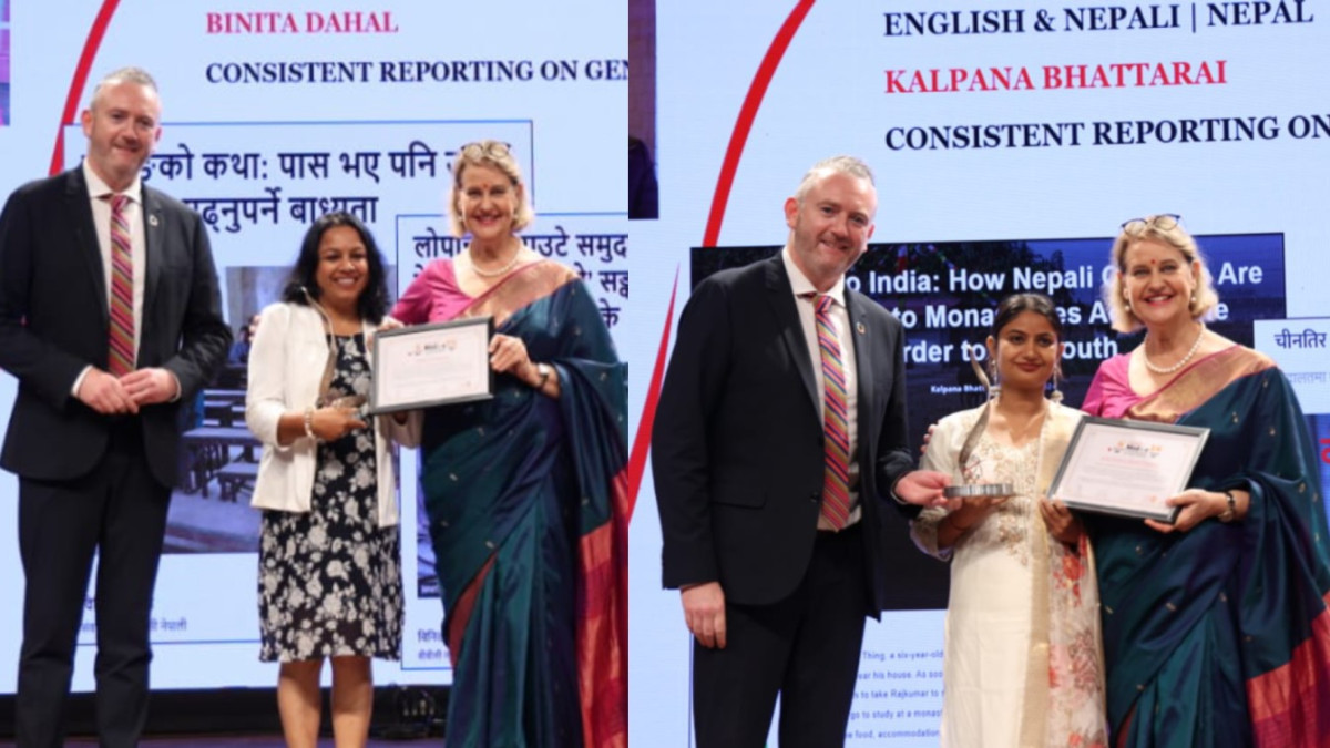 दाहाल र भट्टराईलाई दक्षिण एसियाली लाडली मिडिया अवार्ड