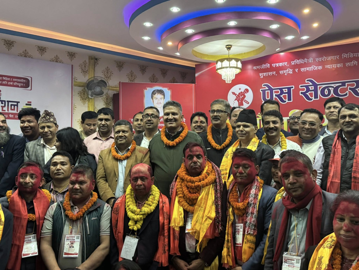 प्रेस सेन्टरको नेतृत्त्व चयन पहिलो पटक निर्वाचनबाट, अध्यक्षमा कमल गिरी विजयी